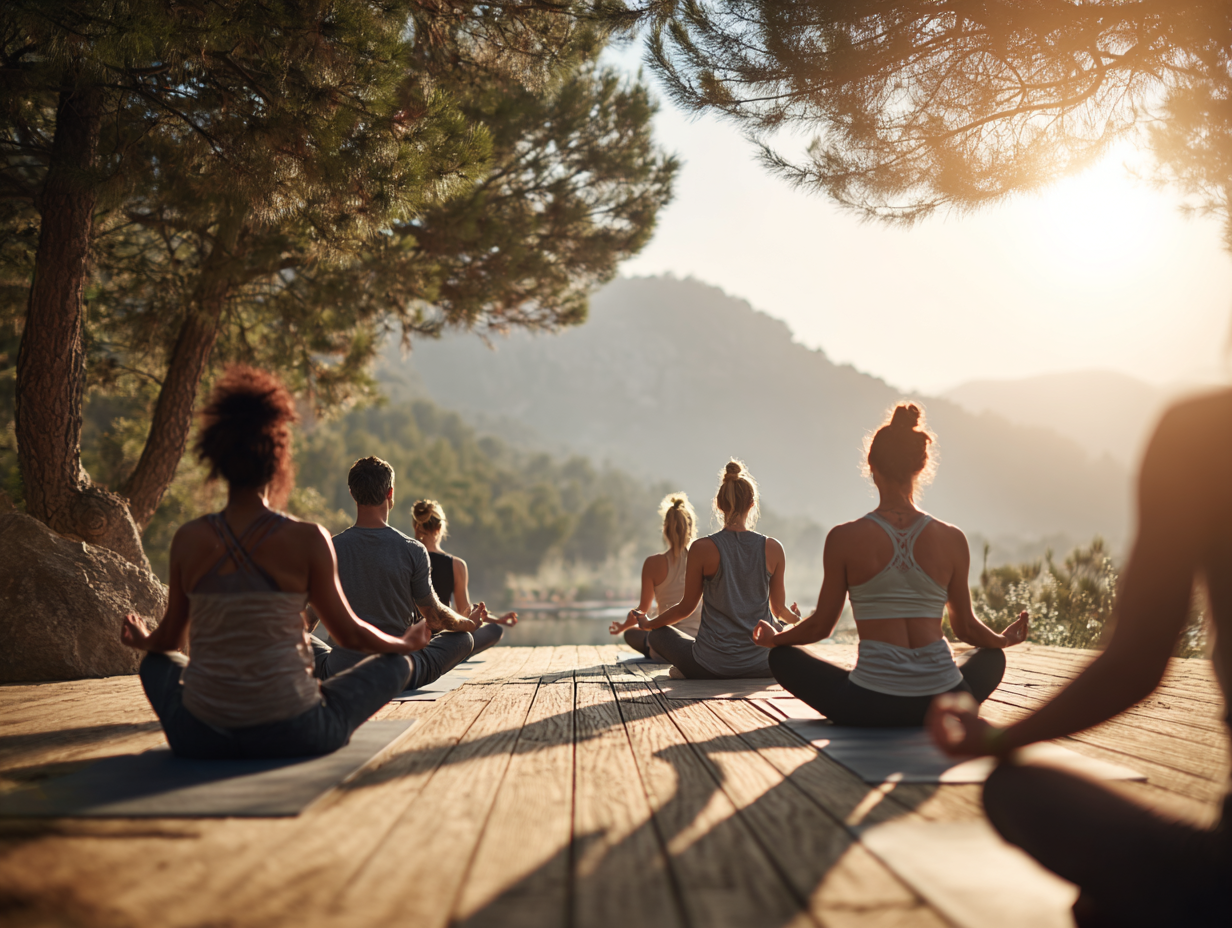 Skupinové cvičenie v prírode